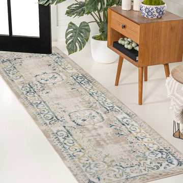 Rosalia Cottage Medallion Area Rug